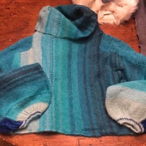 Alpaca nylon and rayon free people sweater